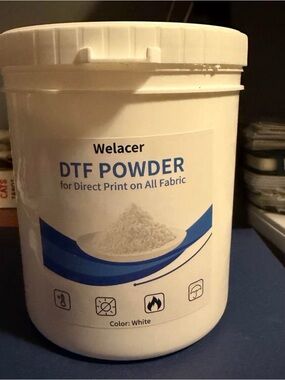 DTF powder and sheets